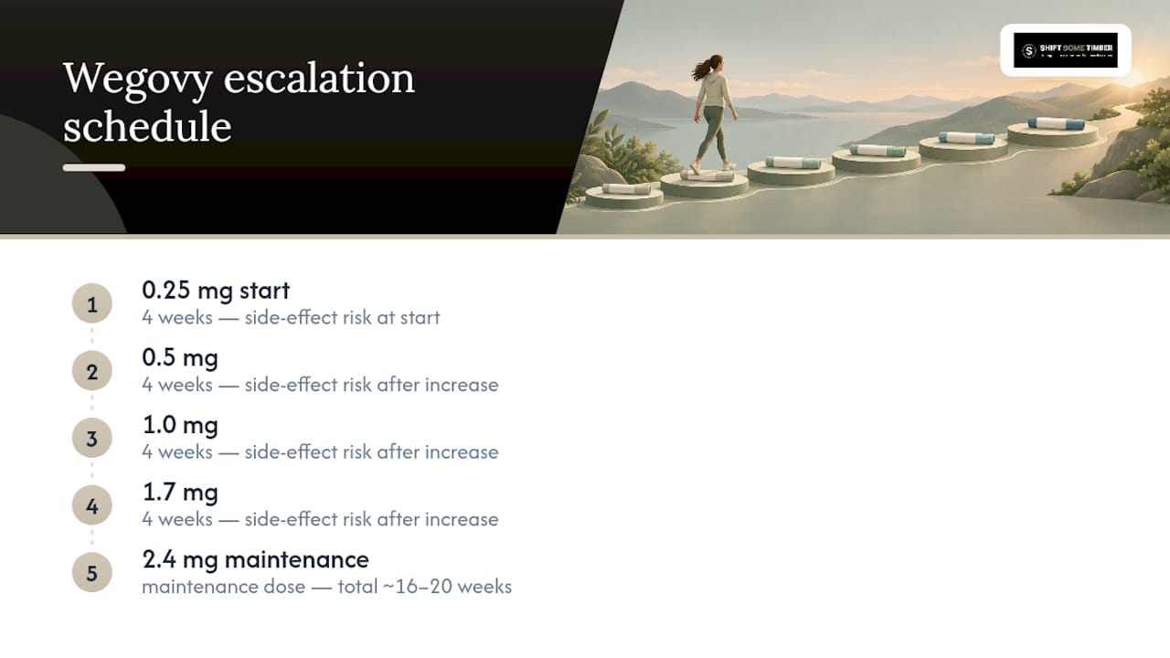 Wegovy dose escalation timeline